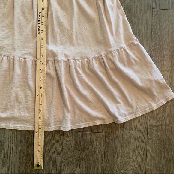 VELVET BY GRAHAM & SPENCER DRESS WOMENS SMALL BLUSH PINK BALOON SLEEVE TIERED. - Picture 15 of 16